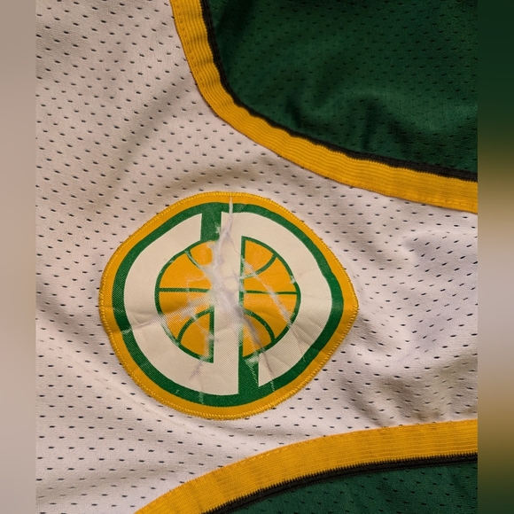 RARE!! Seattle Supersonics NBA Basketball Shorts 80s/90s Vintage Adidas Sonics - Picture 5 of 9